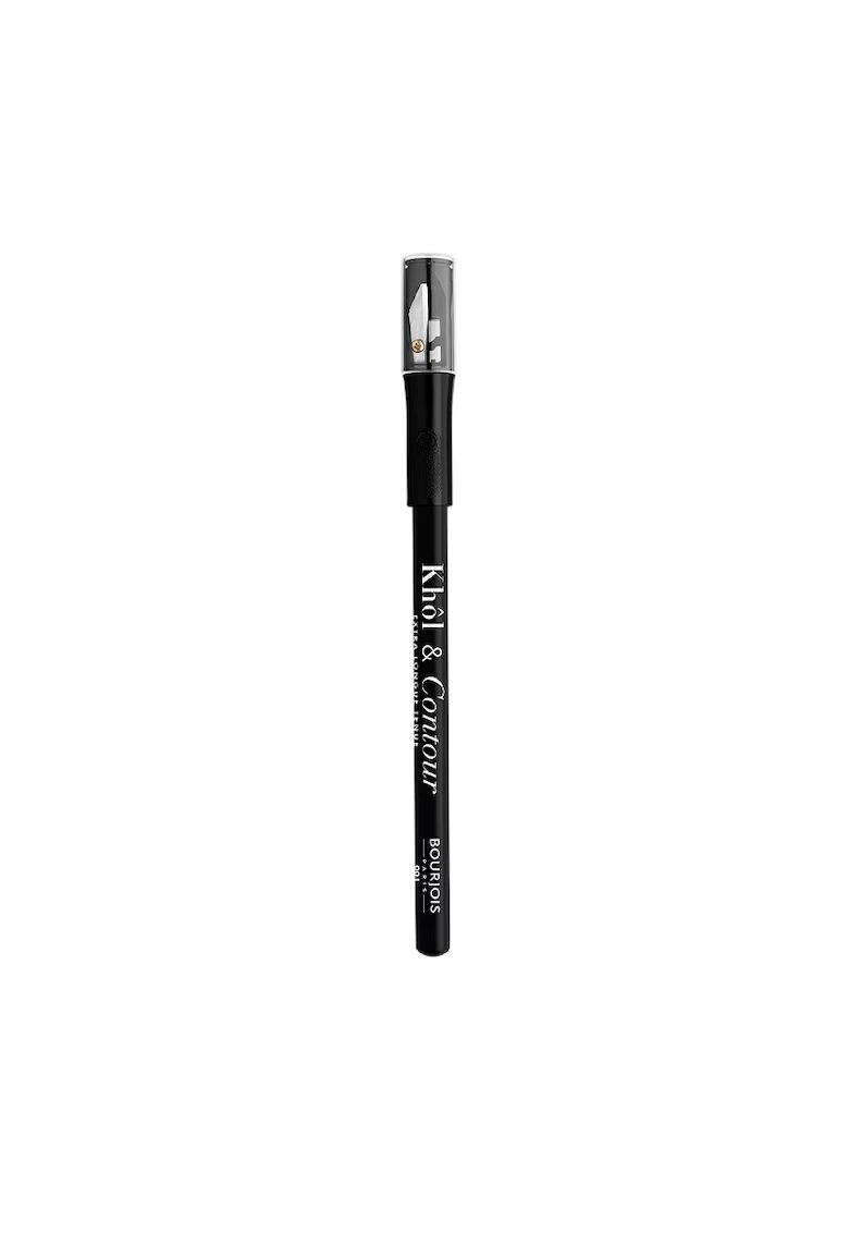 Bourjois Creion de ochi Khol&Contour cu ascutitoare 01 Black - 1.14 g