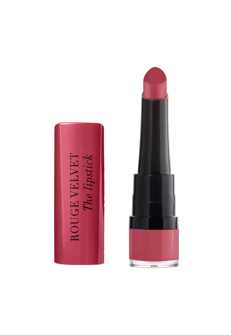 Bourjois Ruj de buze Rouge Velvet The Lipstick - Hyppink chic