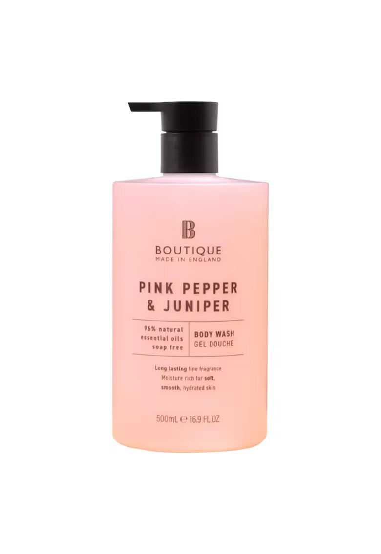Boutique Gel de dus cu parfum de piper roz & ienupar - 500 ml