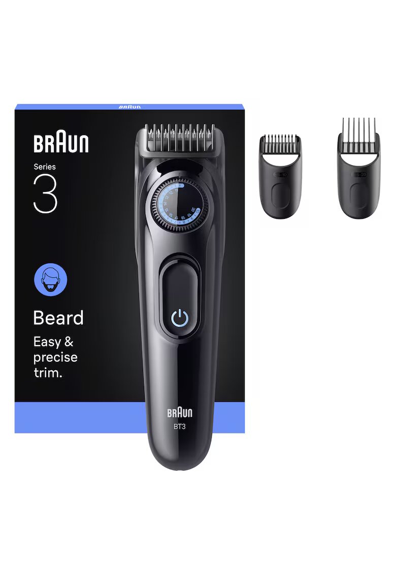 Braun Aparat de tuns barba Beard Trimmer Seria 3 - Negru/Albastru