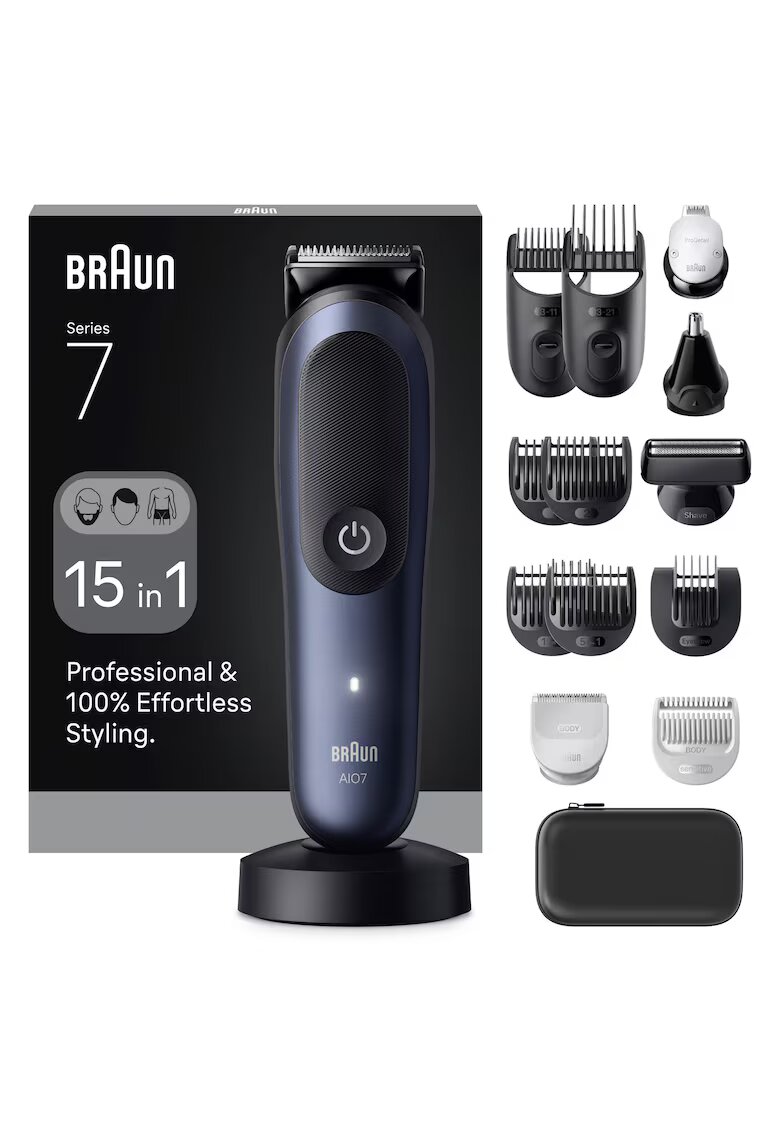 Braun Aparat de tuns multifunctional All-in-One Seria 7 - Albastru metalizat