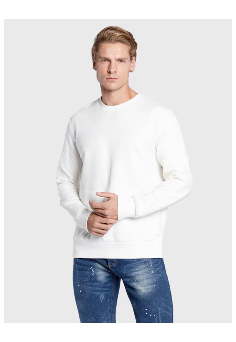 BRAVE SOUL Bluza barbati - 301690801 - Bumbac - Alb