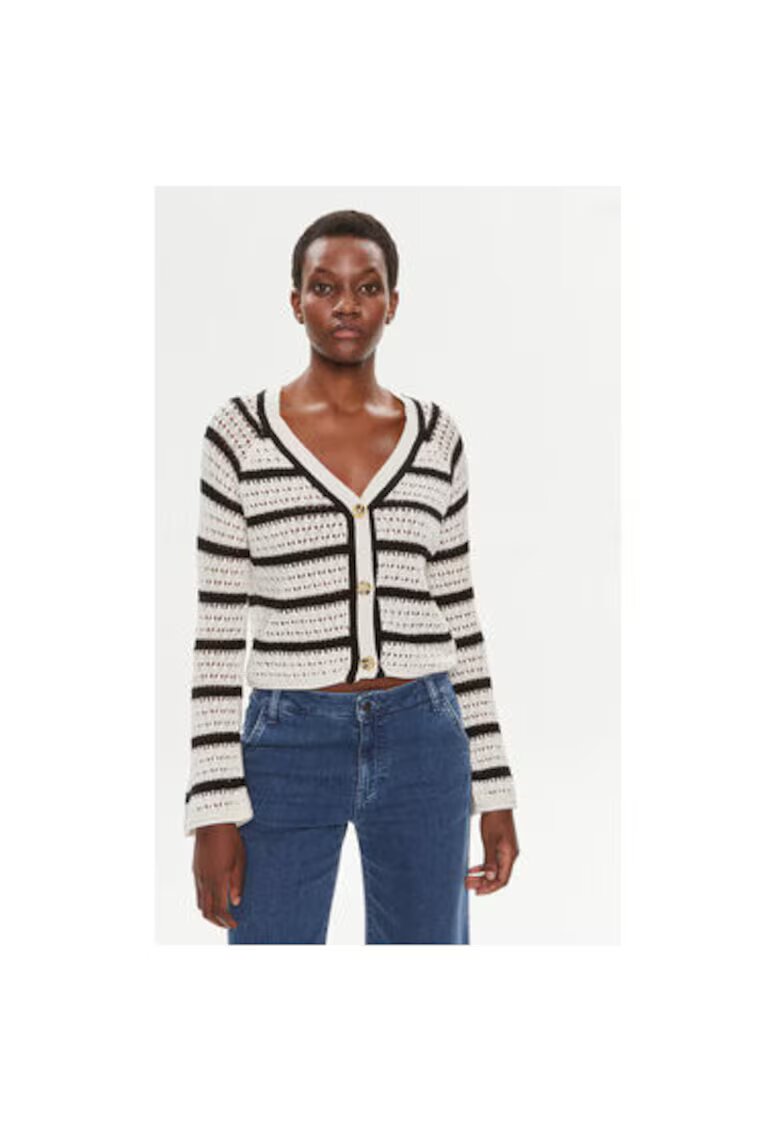 BRAVE SOUL Cardigan dama - 303995539 - Bumbac/Acril - Bej - Bej