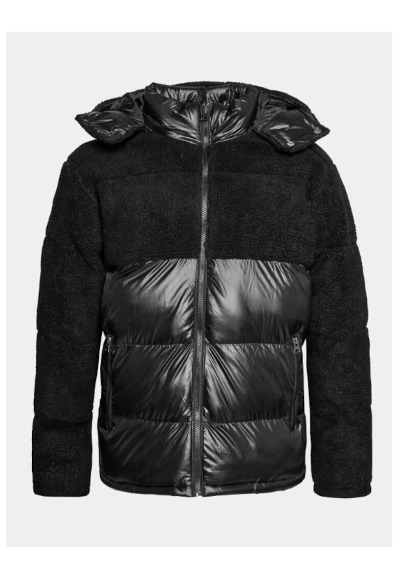 BRAVE SOUL Geaca barbati - 303340094 - Poliester - Negru