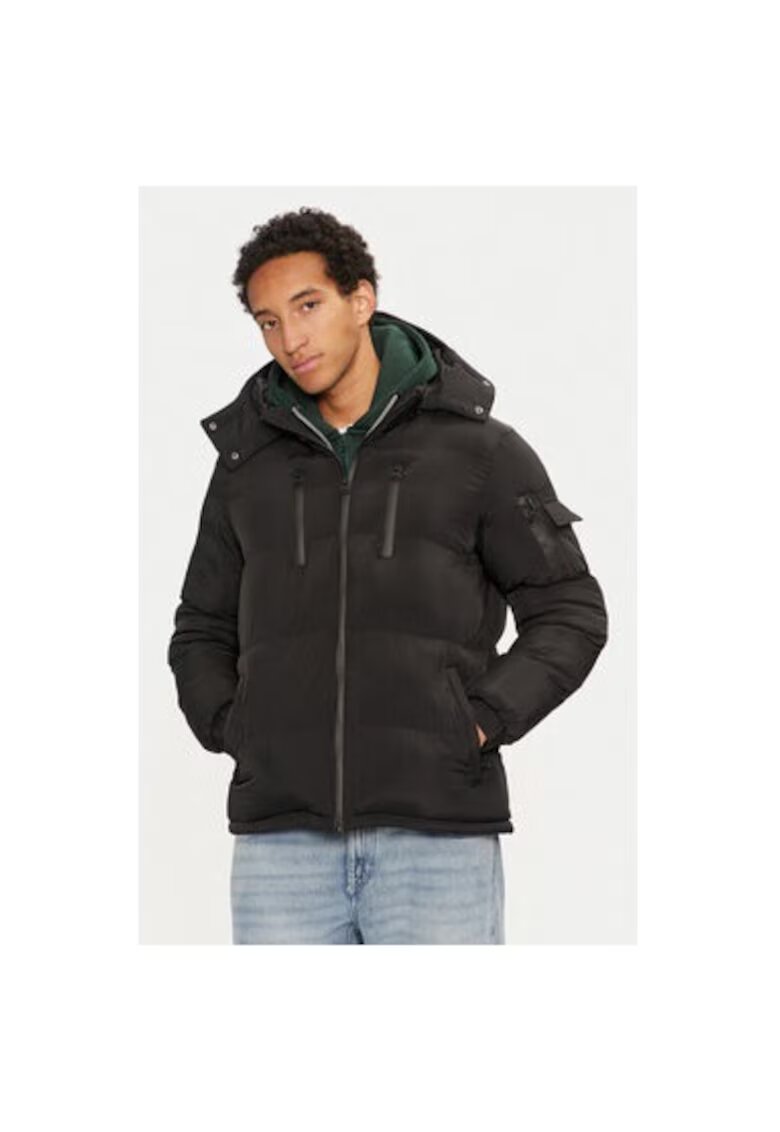 BRAVE SOUL Geaca barbati - 304527050 - Poliamida - Negru - Negru