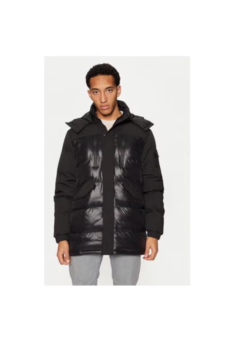 BRAVE SOUL Geaca barbati - 304527098 - Poliamida - Negru - Negru