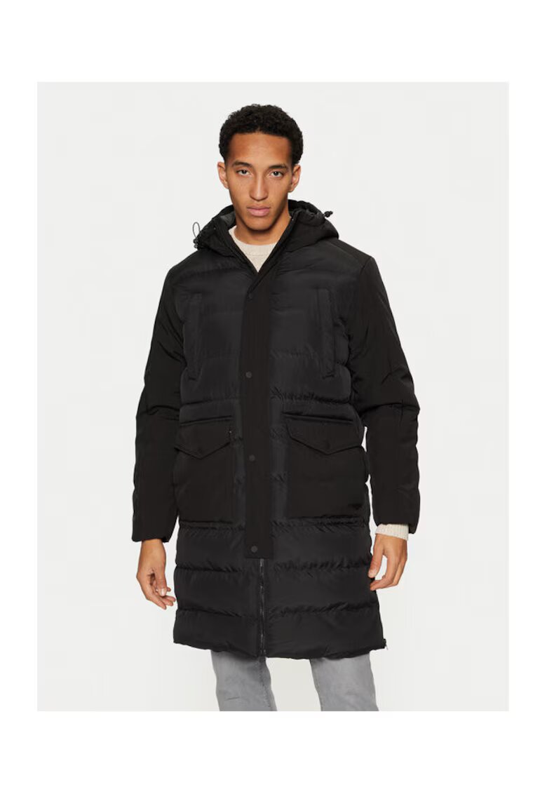 BRAVE SOUL Geaca barbati - 304527111 - Poliester - Negru - Negru
