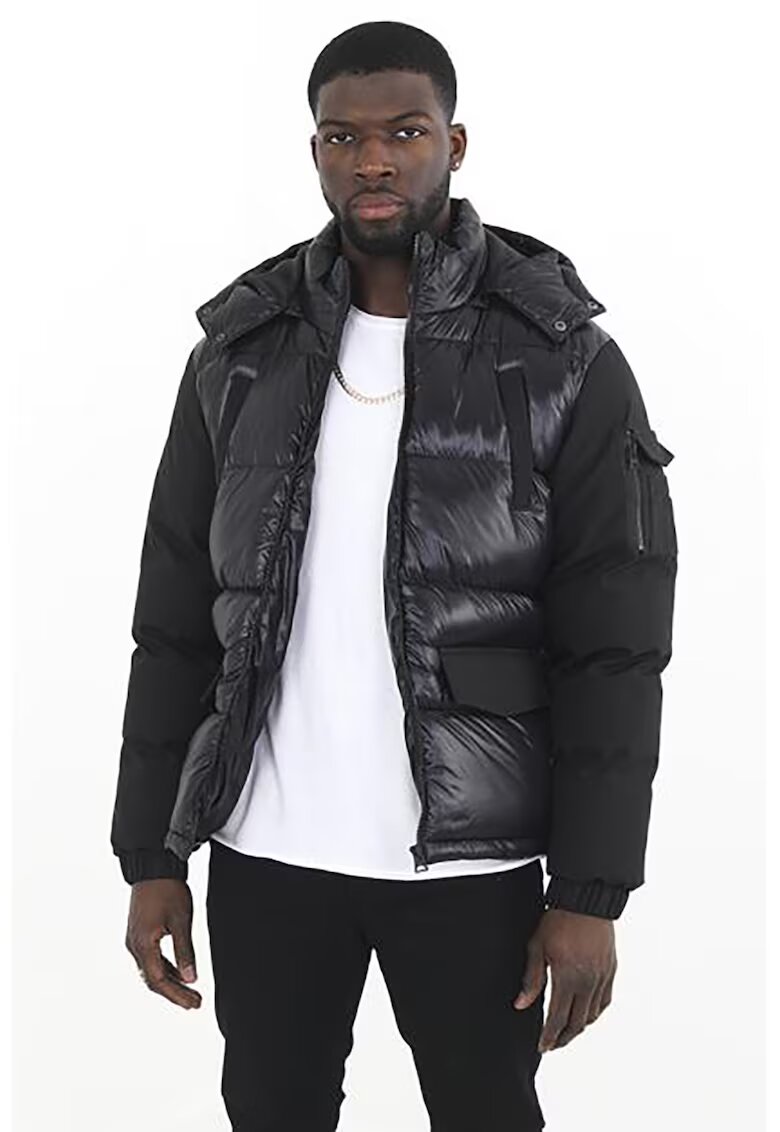 BRAVE SOUL Geaca cu buzunare multiple Buxton - Negru