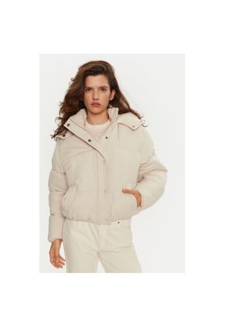 BRAVE SOUL Geaca dama - 304577550 - Poliester - Bej - Bej