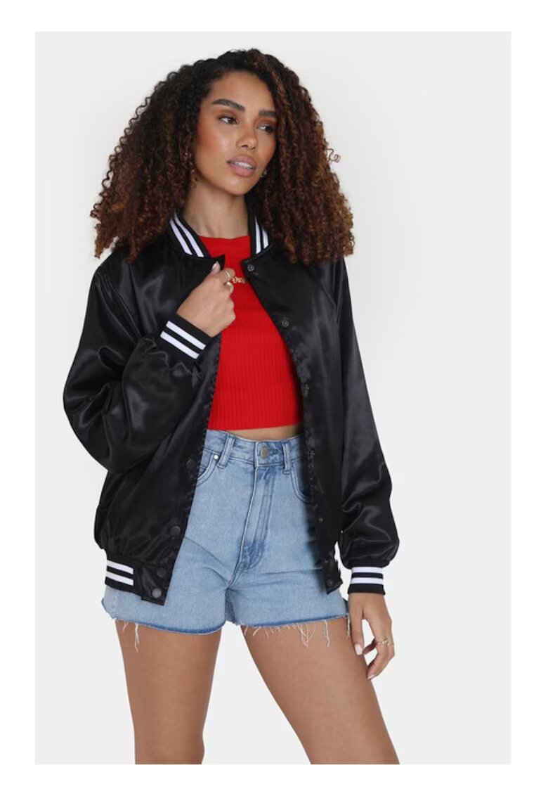 BRAVE SOUL Geaca dama - 95423 - Poliester - Negru