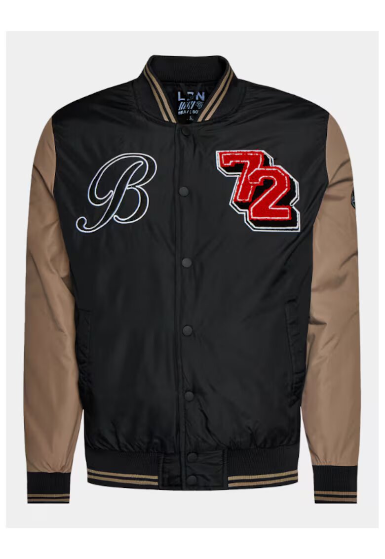 BRAVE SOUL Jacheta bomber barbati - 301688372 - Poliester - Negru