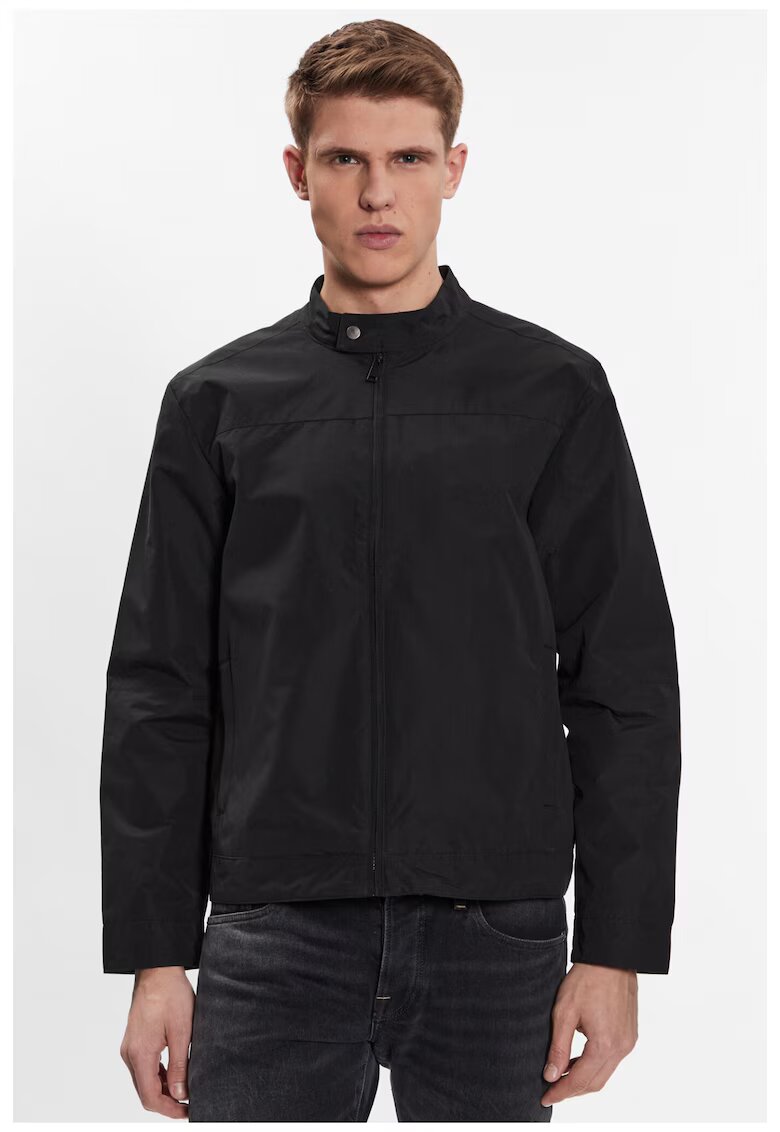 BRAVE SOUL Jacheta bomber barbati - 302349784 - Poliester - Negru - Negru