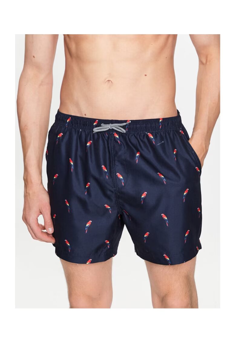 BRAVE SOUL Short de baie barbati - 63476 - Poliester - Bleumarin