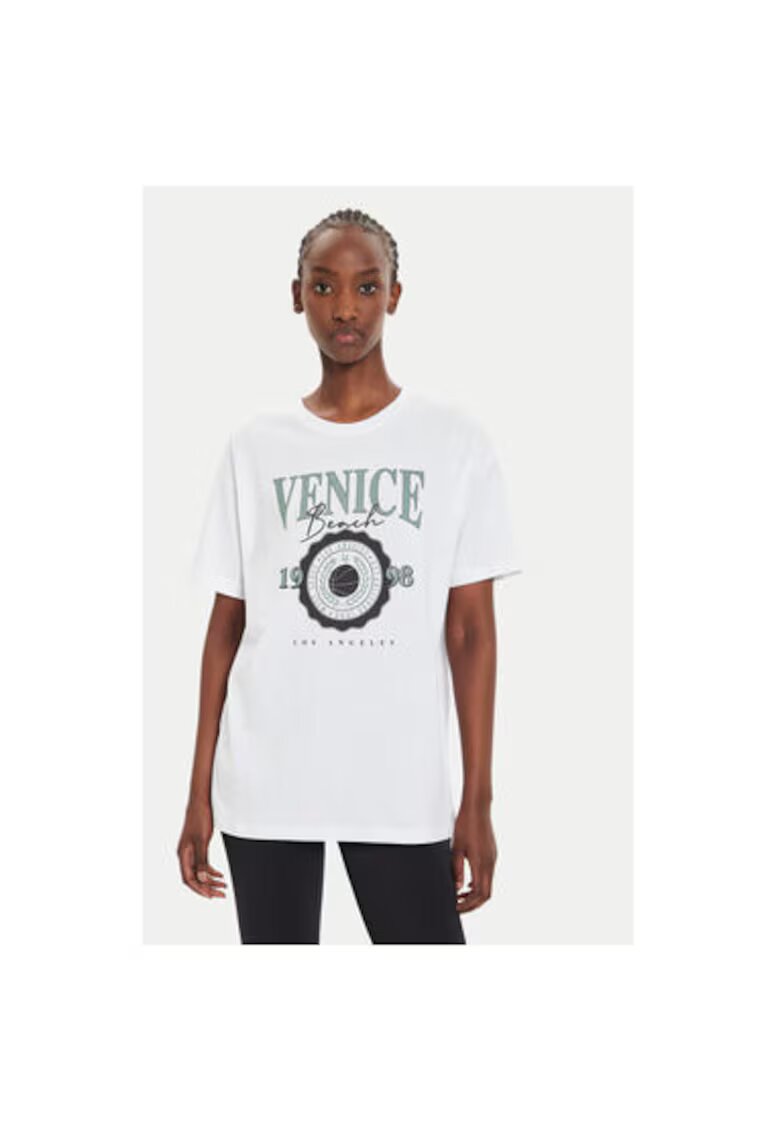 BRAVE SOUL Tricou dama - 582172 - Ecru - Bumbac -