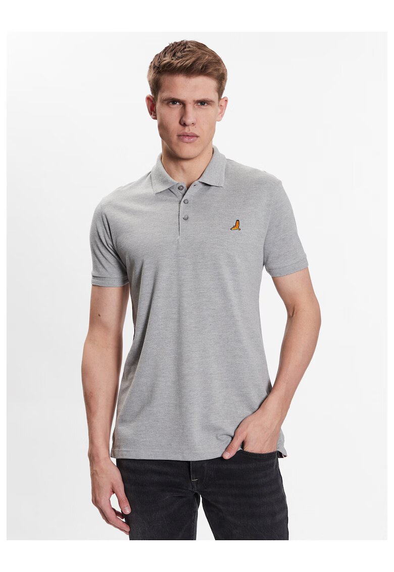 BRAVE SOUL Tricou polo barbati - Bumbac - 301690306 - Gri