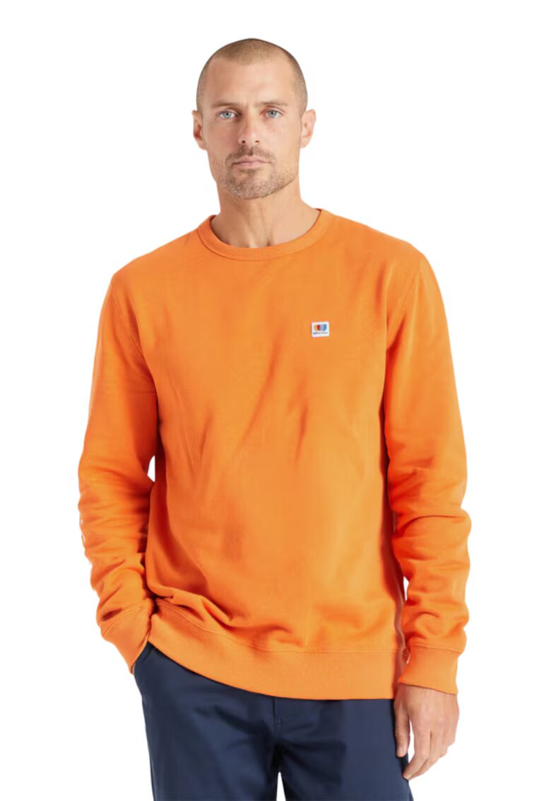 Brixton Bluza barbati - Bumbac - Portocaliu -