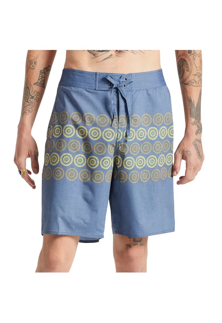 Brixton Costum de baie barbati - Poliester - Albastru -