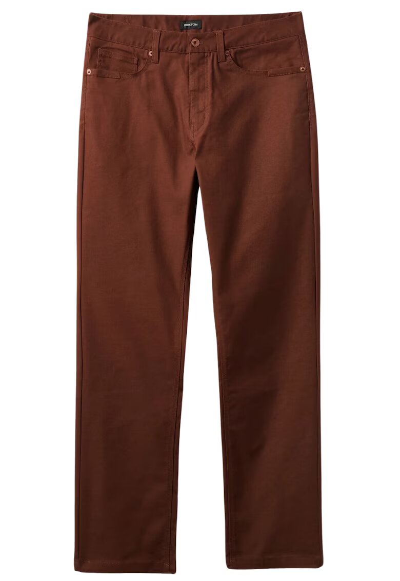 Brixton Pantaloni barbati - Lana - Maro