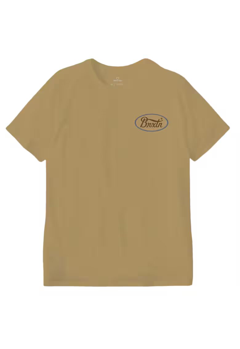 Brixton Tricou barbati - Bumbac - Galben -