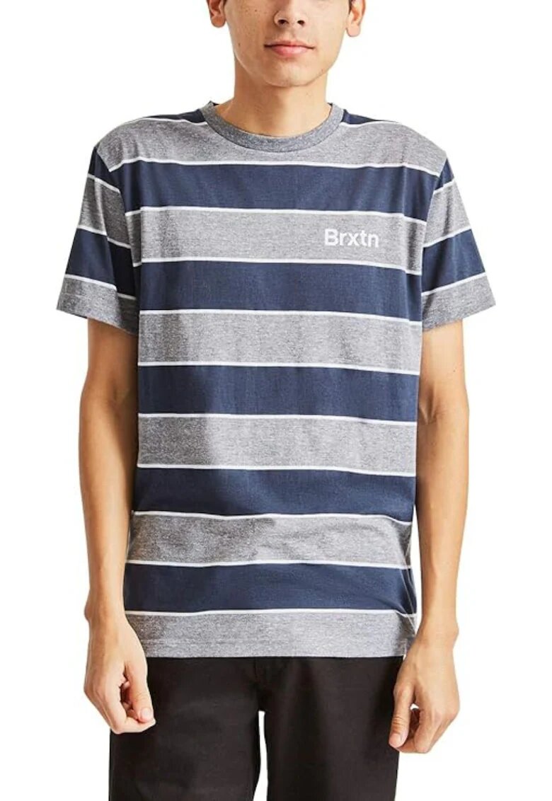 Brixton Tricou barbati - Bumbac - Gri -