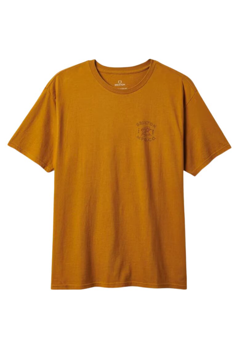 Brixton Tricou barbati - Bumbac - Maro -
