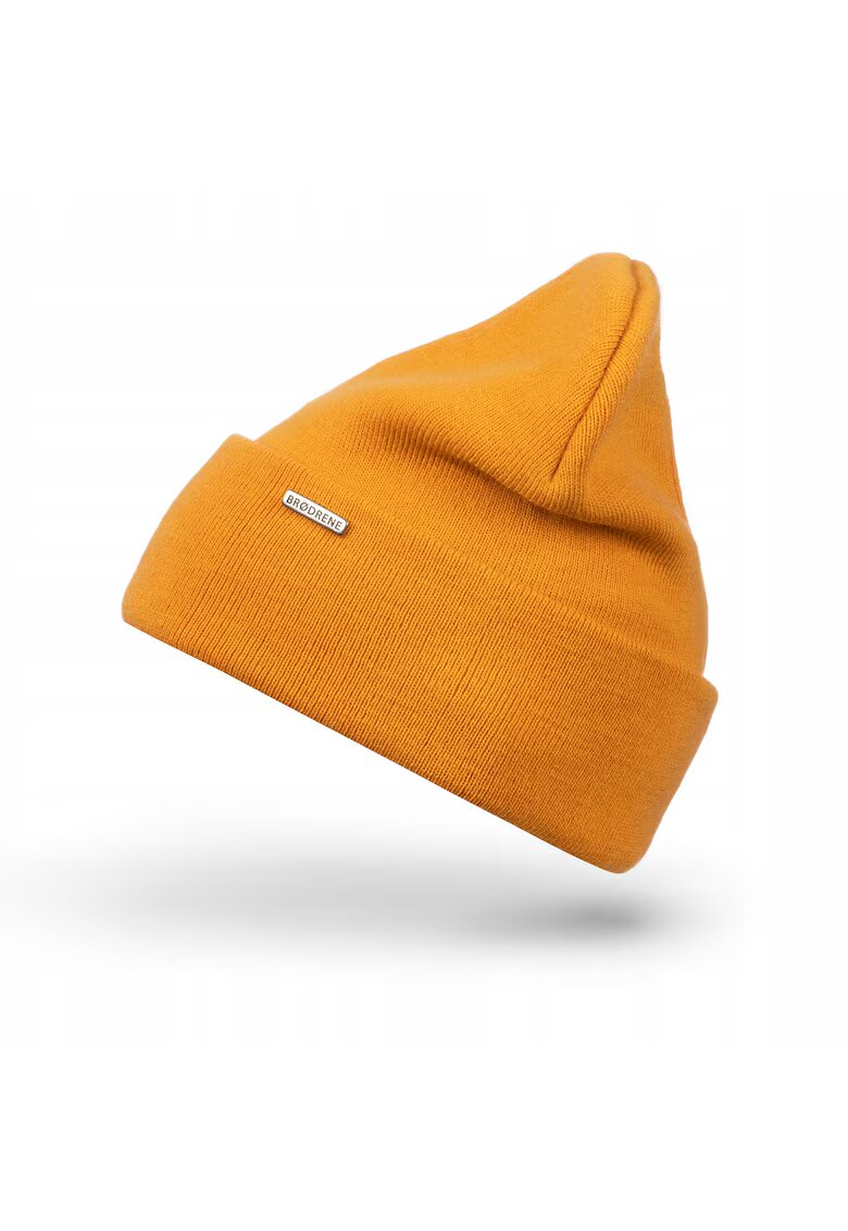 Broedrene Caciula tip beanie dama - Brodrene - Acril - 55-58 cm - Galben