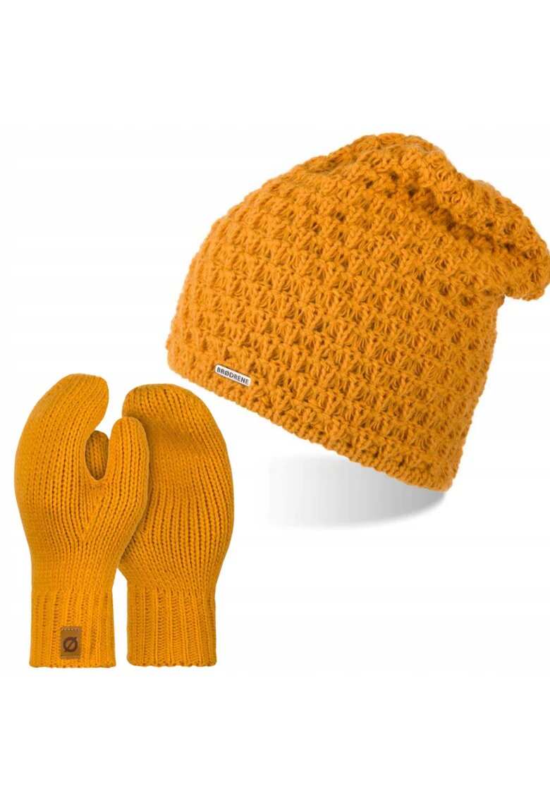 Broedrene Set Caciula si Manusi Dama Brodrene - Miodie -