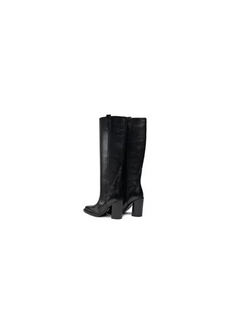 Bronx Cizme dama 303221591 - Piele naturala - Negru - Negru
