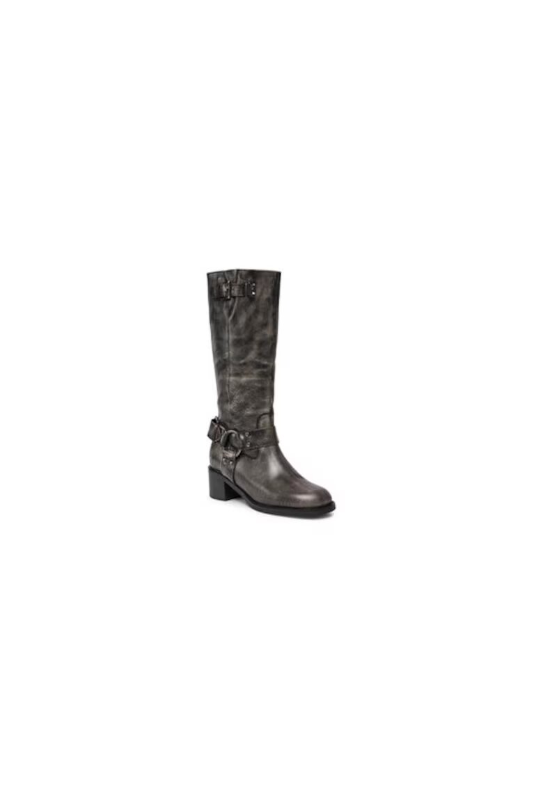 Bronx Cizme dama 303221782 - Piele naturala - Negru - Negru