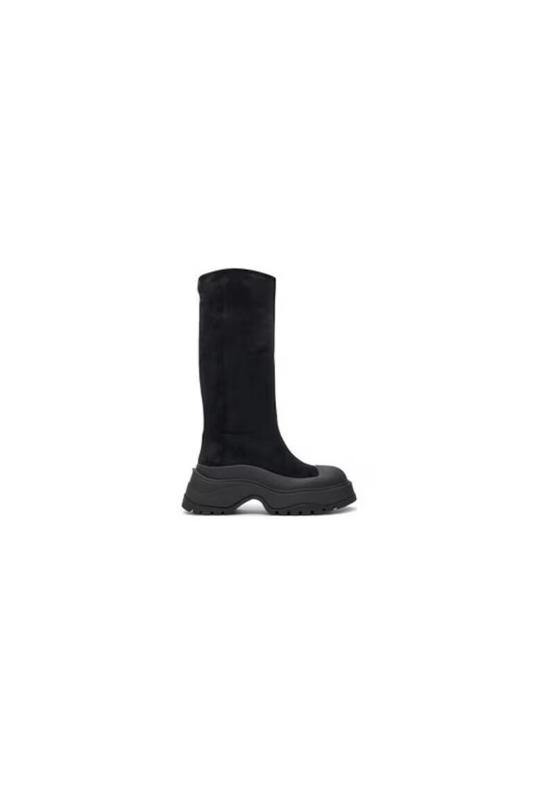 Bronx Cizme dama 304870439 - Textil - Negru - Negru