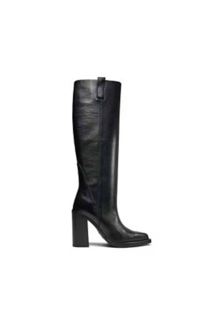 Bronx Ghete de dama - 303221591 - piele naturala - negru -