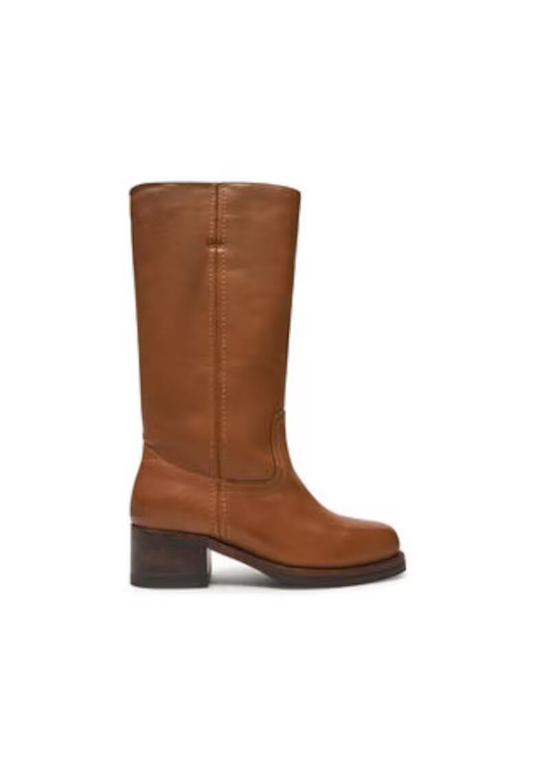 Bronx Ghete de dama - 304881718 - piele naturala - maro -
