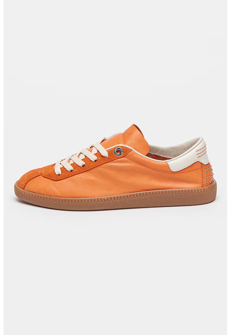 Bronx Pantofi sport Bob-Bie de piele si piele intoarsa - Portocaliu