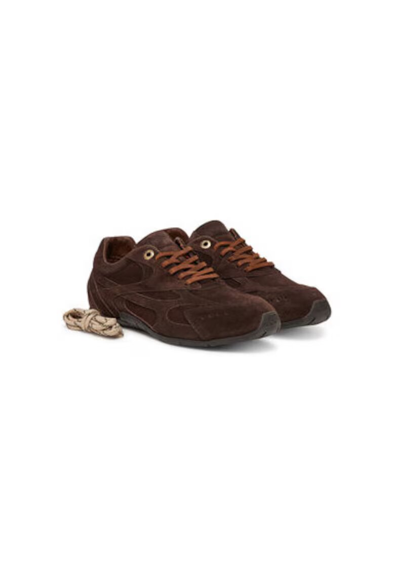 Bronx Pantofi sport dama - 66647-CV - Piele naturala - Maro - Maro