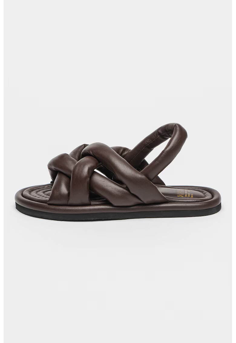 Bronx Sandale de piele Har-Perr - Maro cognac