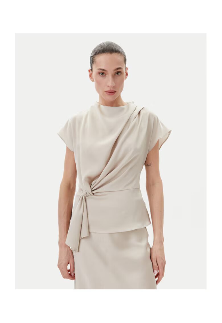 Bruuns Bazaar Bluza dama BBW4427 - Poliester reciclat - Bej - Bej