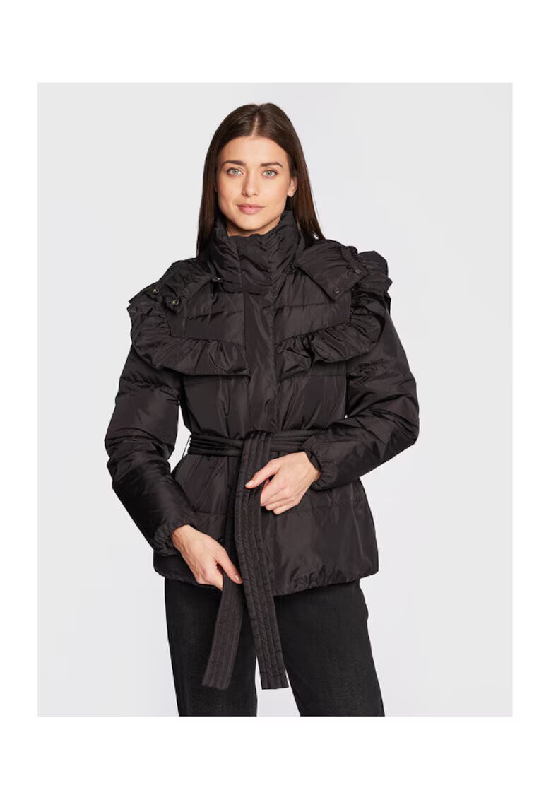 Bruuns Bazaar Geaca dama - 300874721 - Poliamida - Negru - Negru