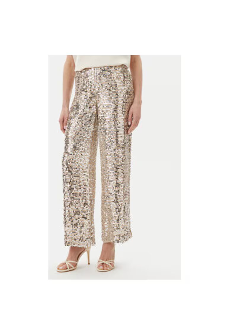 Bruuns Bazaar Pantaloni dama BBW4390 - Viscoza - Argintiu - Argintiu