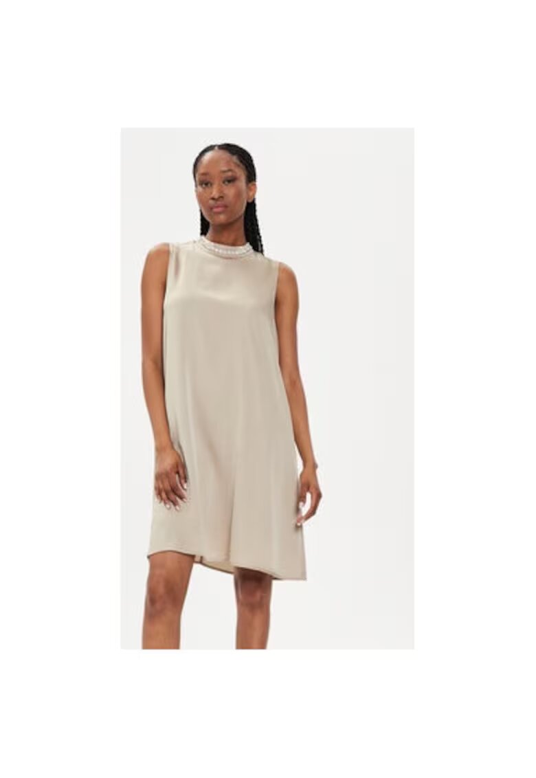 Bruuns Bazaar Rochie dama - 303956813 - Poliester reciclat - Bej - Bej