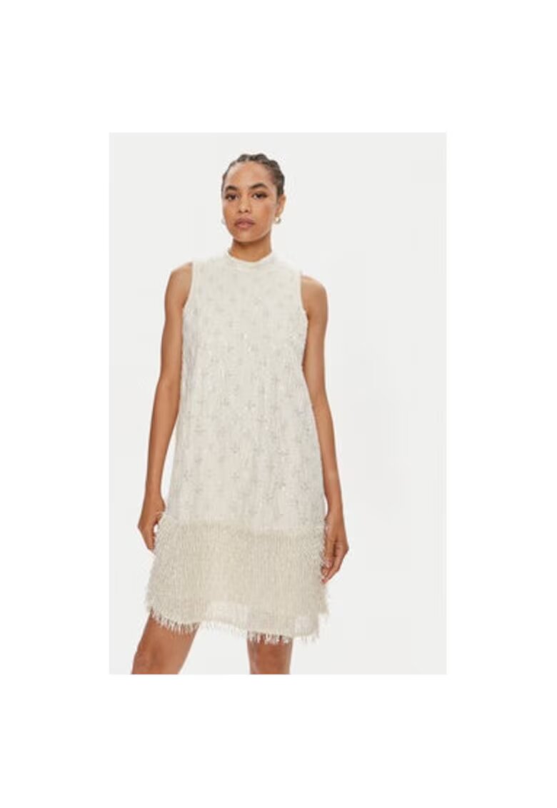 Bruuns Bazaar Rochie dama - 303956950 - Poliester/Poliamida - Bej - Bej