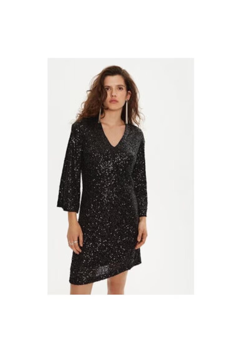 Bruuns Bazaar Rochie dama - 304453632 - Poliester - Negru - Negru