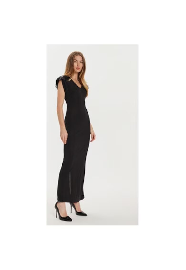 Bruuns Bazaar Rochie dama - 304453694 - Viscoza - Negru - Negru