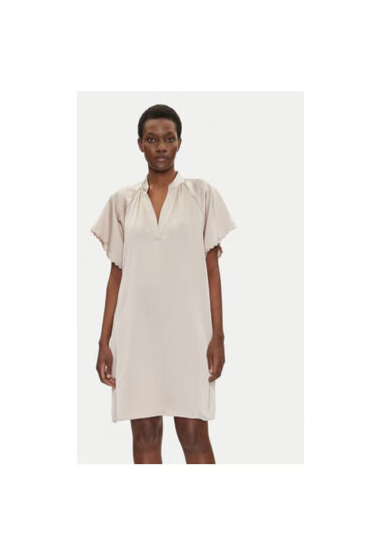 Bruuns Bazaar Rochie dama BBW4490 - Poliester reciclat - Bej - Bej