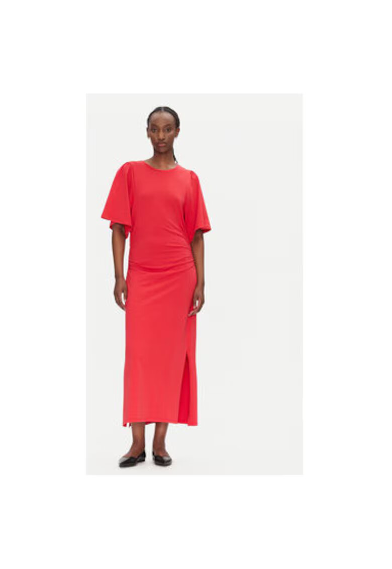 Bruuns Bazaar Rochie dama BBW4560 - Bumbac organic - Rosu - Rosu