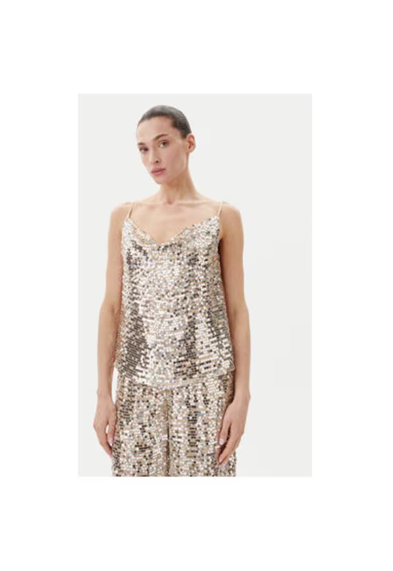 Bruuns Bazaar Top dama BBW4389 - Viscoza - Argintiu - Argintiu