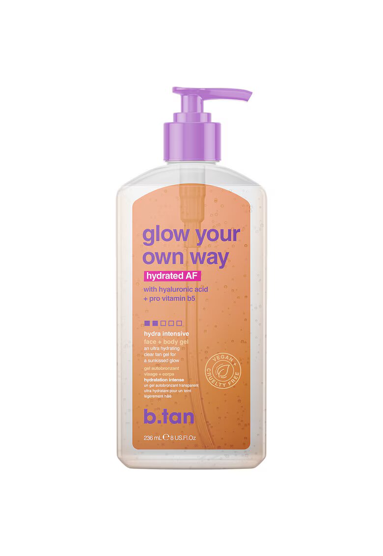 Btan Gel autobronzant - Glow your own way Hydrated AF - 236 ml