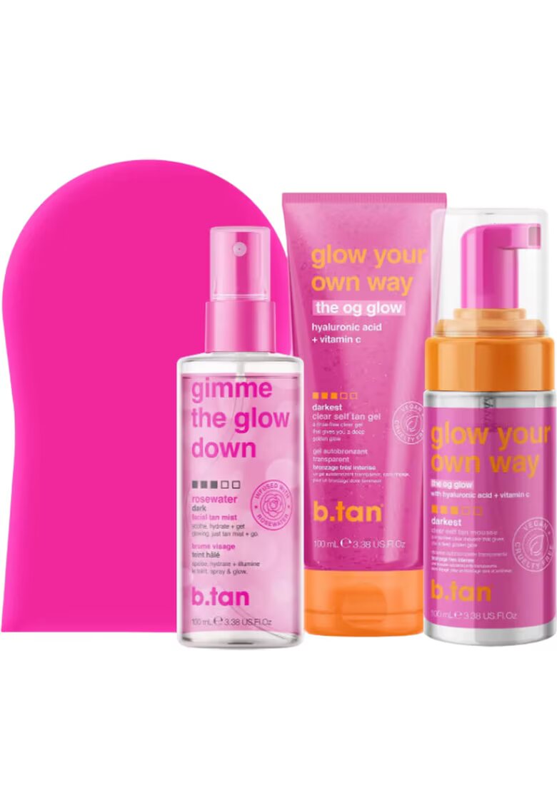 Btan Set complet pentru autobronzare - Go On and Glow Your Own Way