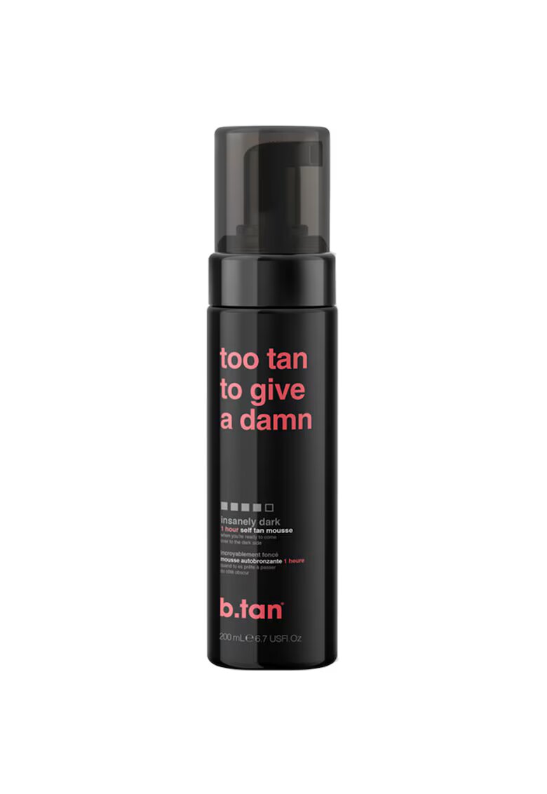 Btan Spuma autobronzanta cu actiune rapida - Too tan to give a damn - 200 ml