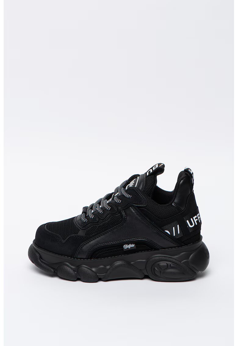 Buffalo Pantofi sport de piele ecologica - cu insertii de plasa