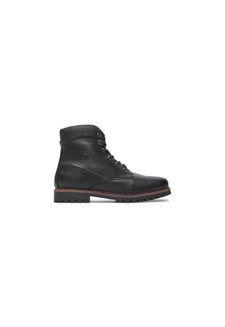 Bugatti Bocanci de drumetie barbati 321AOQ521200 - Piele naturala - Negru
